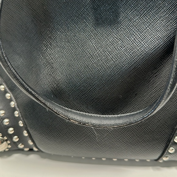 RARE Authentic PRADA Studded Saffiano Leather 2 Way Tote- Large - Picture 9 of 16